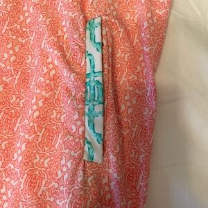 Cabana life, peach and aqua SPF dress